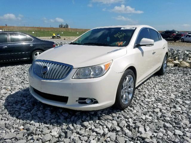 1G4GE5ED5BF278932 - 2011 BUICK LACROSSE C WHITE photo 2