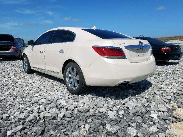 1G4GE5ED5BF278932 - 2011 BUICK LACROSSE C WHITE photo 3