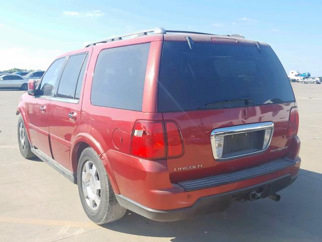 5LMFU28596LJ24178 - 2006 LINCOLN NAVIGATOR ბურგუნდია ფოტო 3