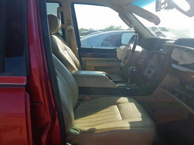 5LMFU28596LJ24178 - 2006 LINCOLN NAVIGATOR ბურგუნდია ფოტო 5