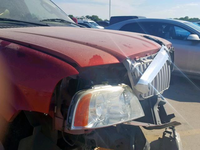 5LMFU28596LJ24178 - 2006 LINCOLN NAVIGATOR ბურგუნდია ფოტო 9