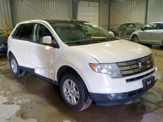 2FMDK48C58BA37892 - 2008 FORD EDGE SEL WHITE photo 1