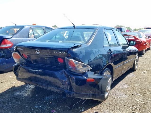 JTHBD192540085199 - 2004 LEXUS IS 300 BLACK photo 4