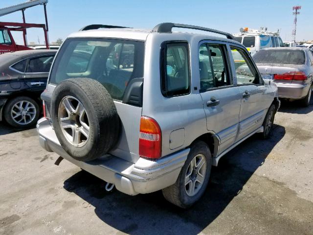 2CNBJ634026902516 - 2002 CHEVROLET TRACKER LT SILVER photo 4