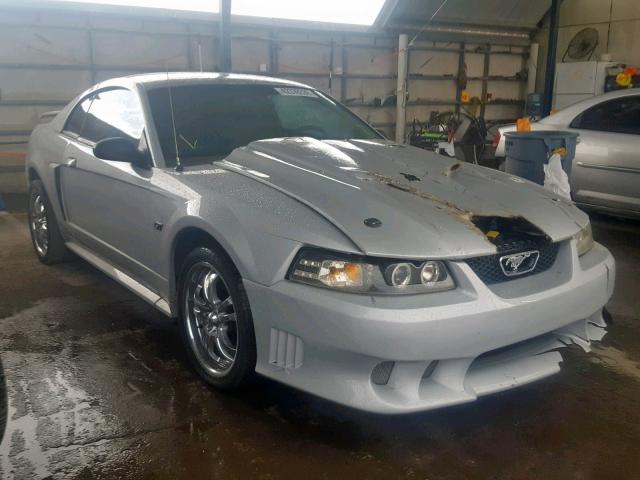 1FAFP42X02F192887 - 2002 FORD MUSTANG GT SILVER photo 1