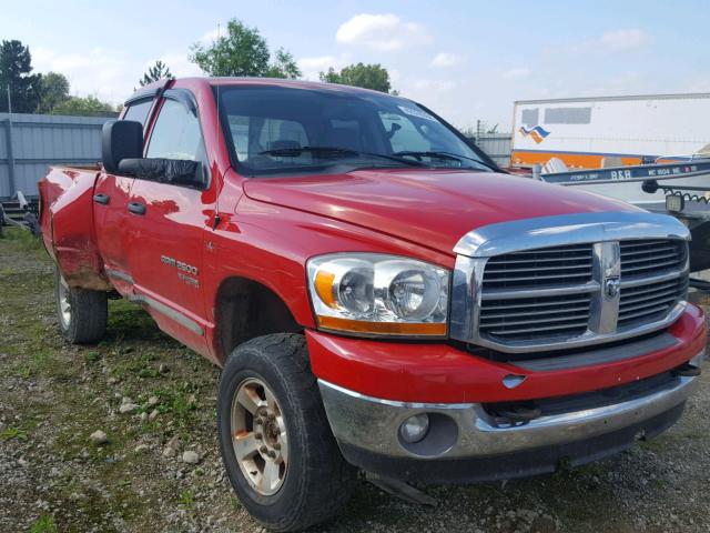 1D7KS28D96J131071 - 2006 DODGE RAM 2500 S წითელი ფოტო 1