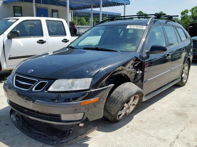 YS3FD59Y671015121 - 2007 SAAB 9-3 2.0T BLACK photo 2