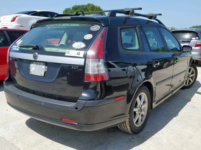 YS3FD59Y671015121 - 2007 SAAB 9-3 2.0T BLACK photo 4