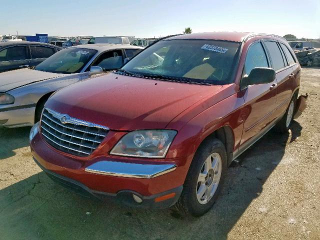 2A4GM68436R763801 - 2006 CHRYSLER PACIFICA T RED photo 2