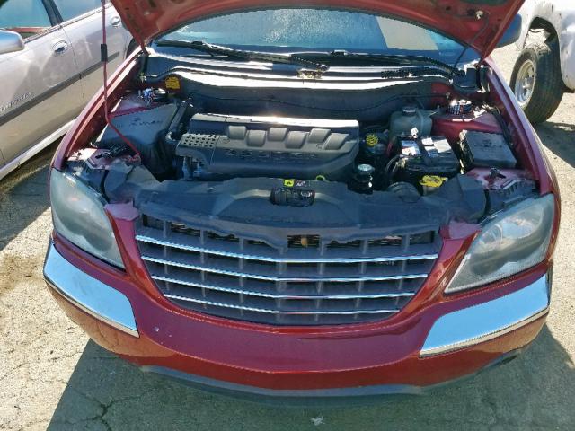 2A4GM68436R763801 - 2006 CHRYSLER PACIFICA T RED photo 7