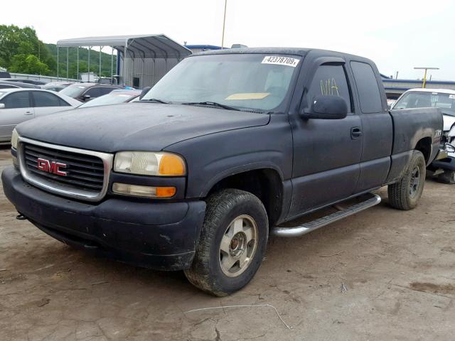 1GTEK19V3XE547877 - 1999 GMC NEW SIERRA BLACK photo 2