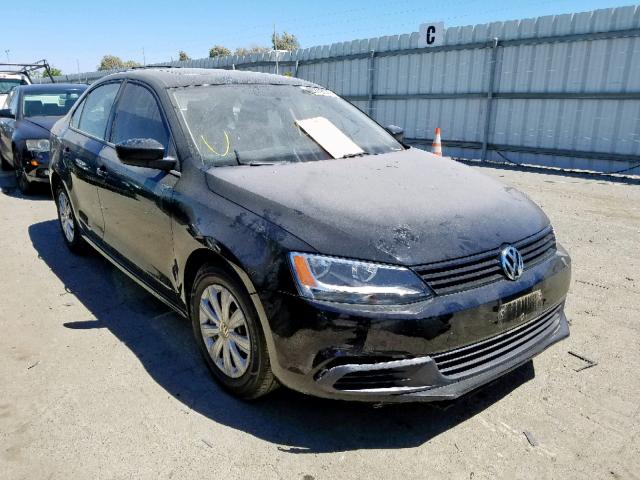 3VW2K7AJXDM450015 - 2013 VOLKSWAGEN JETTA BASE 黑色 照片 1