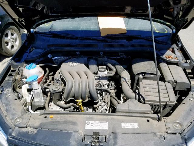 3VW2K7AJXDM450015 - 2013 VOLKSWAGEN JETTA BASE 黑色 照片 7