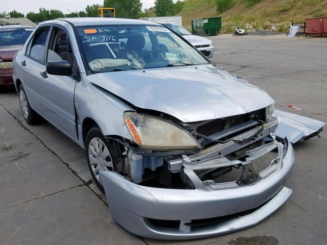 JA3AJ26E16U045030 - 2006 MITSUBISHI LANCER ES SILVER photo 1