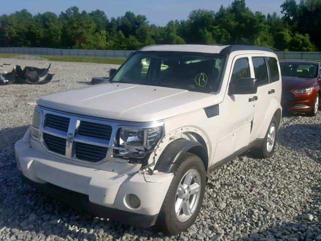 1D8GT58K47W634882 - 2007 DODGE NITRO SLT WHITE photo 2