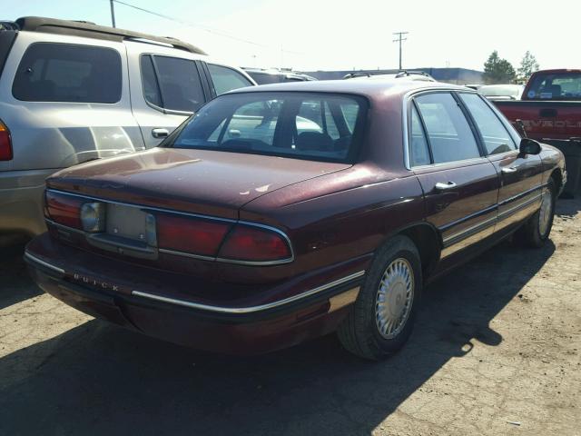 1G4HP52K7VH528309 - 1997 BUICK LESABRE CU MAROON photo 4