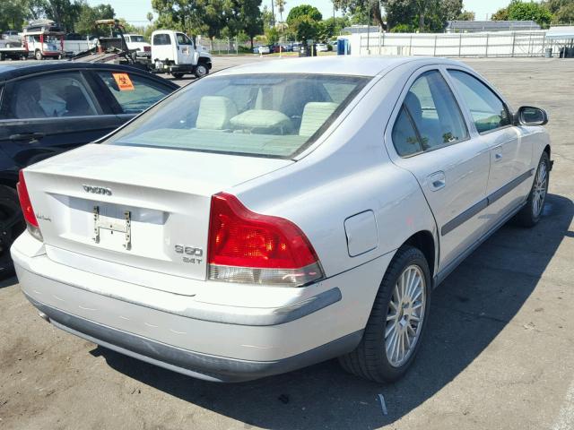 YV1RS58D722165194 - 2002 VOLVO S60 2.4T SILVER photo 4