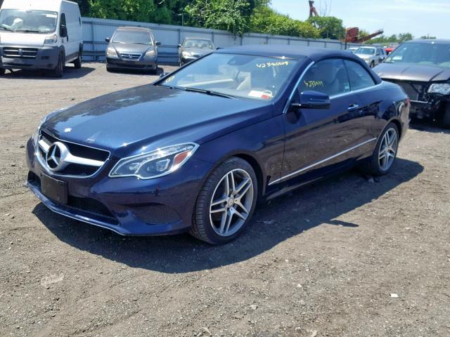 WDDKK6FF4FF298016 - 2015 MERCEDES-BENZ E 400 BLUE photo 2