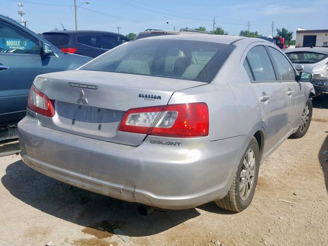 4A32B2FFXBE018745 - 2011 MITSUBISHI GALANT FE SILVER photo 4