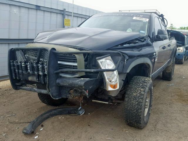 3D7KS28A77G832703 - 2007 DODGE RAM 2500 S BLACK photo 2