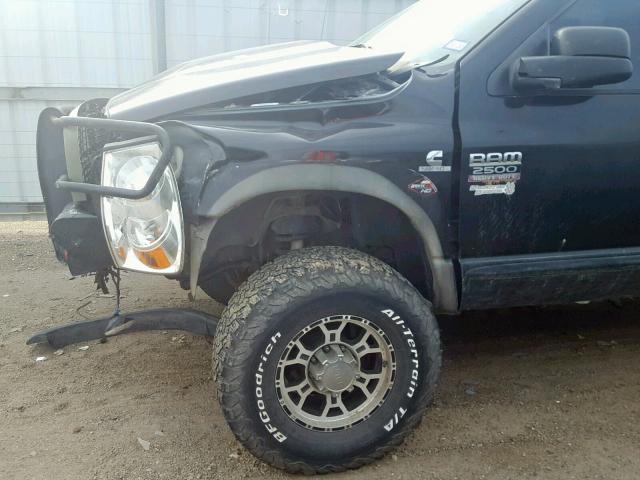 3D7KS28A77G832703 - 2007 DODGE RAM 2500 S Սև լուսանկար 9