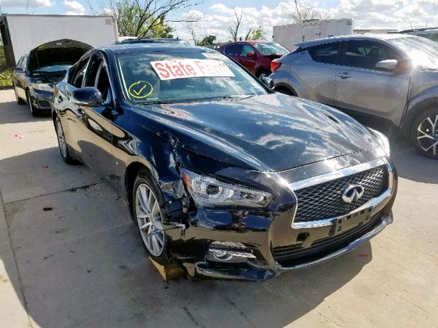 JN1BV7AR8FM422909 - 2015 INFINITI Q50 BASE BLACK photo 1