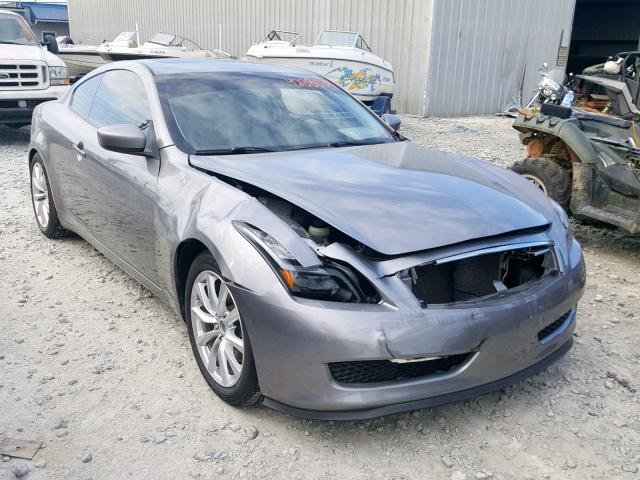 JNKCV64E98M114332 - 2008 INFINITI G37 BASE SILVER photo 1