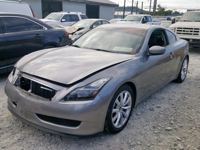 JNKCV64E98M114332 - 2008 INFINITI G37 BASE SILVER photo 2