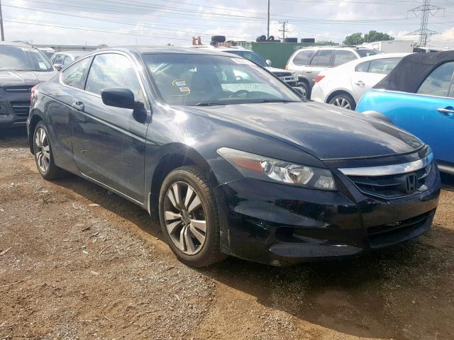 1HGCS1B83CA010618 - 2012 HONDA ACCORD EXL BLACK photo 1