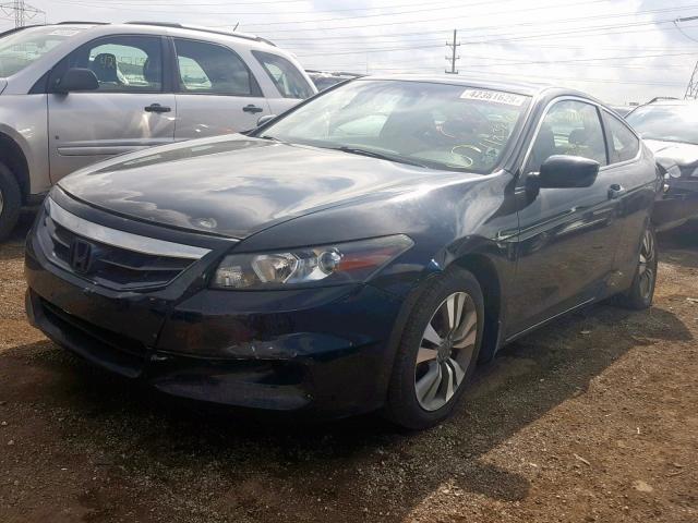 1HGCS1B83CA010618 - 2012 HONDA ACCORD EXL BLACK photo 2