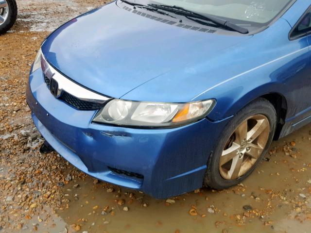 2HGFA1F64AH511251 - 2010 HONDA CIVIC LX-S أزرق صورة 9