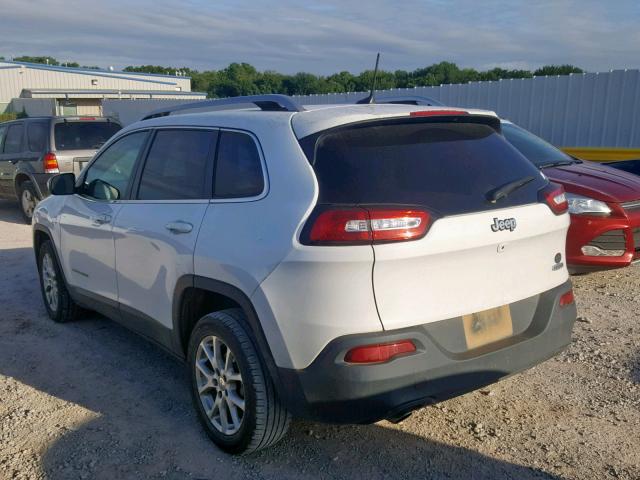 1C4PJLCB4HW535030 - 2017 JEEP CHEROKEE L WHITE photo 3