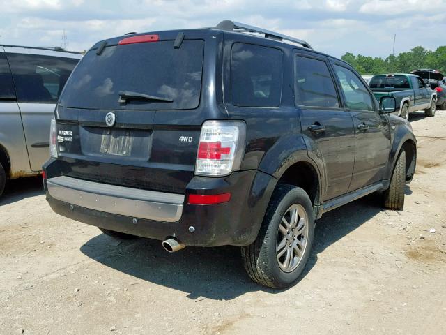 4M2CU97G79KJ20530 - 2009 MERCURY MARINER PR BLACK photo 4