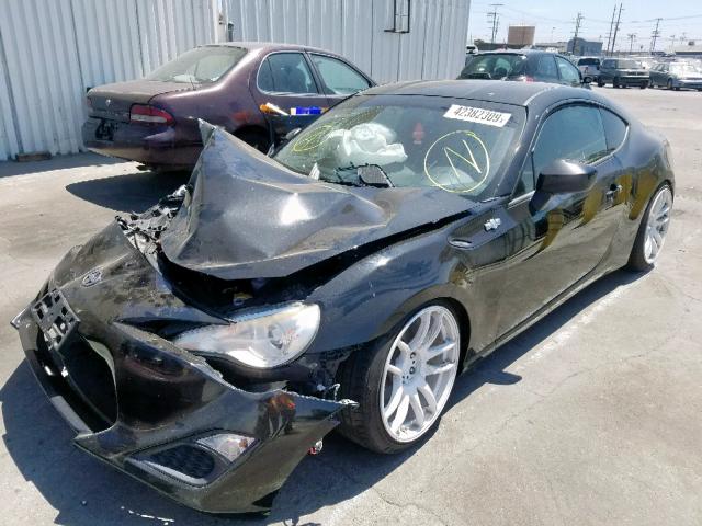 JF1ZNAA18D1701140 - 2013 TOYOTA SCION FR-S BLACK photo 2