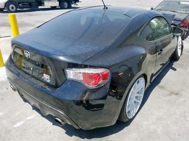 JF1ZNAA18D1701140 - 2013 TOYOTA SCION FR-S BLACK photo 4