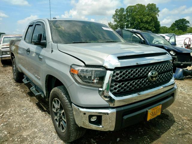 5TFUY5F1XJX697337 - 2018 TOYOTA TUNDRA DOU BLUE photo 1