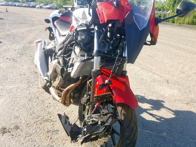 MLHPC4402J5500217 - 2018 HONDA CBR500 RA- RED photo 9