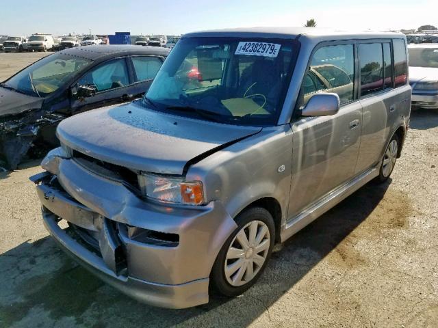JTLKT324540137995 - 2004 TOYOTA SCION XB ნაცრისფერი ფოტო 2