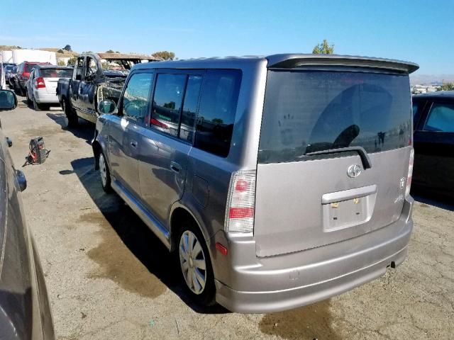 JTLKT324540137995 - 2004 TOYOTA SCION XB ნაცრისფერი ფოტო 3