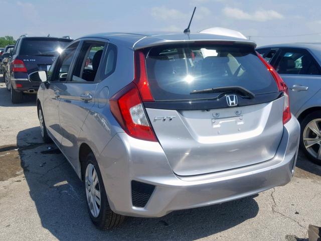 3HGGK5H54HM710129 - 2017 HONDA FIT LX SILVER photo 3