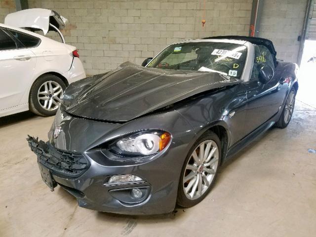 JC1NFAEK3H0127340 - 2017 FIAT 124 SPIDER CHARCOAL photo 2