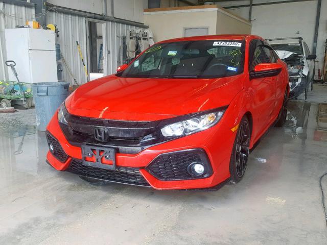 SHHFK7G49HU205141 - 2017 HONDA CIVIC SPOR RED photo 2