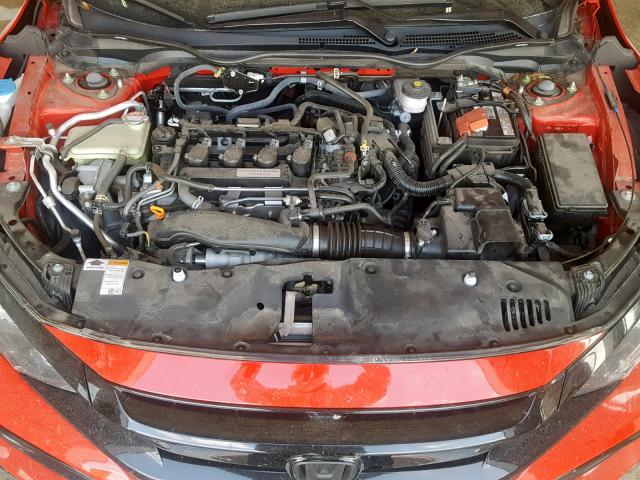 SHHFK7G49HU205141 - 2017 HONDA CIVIC SPOR RED photo 7