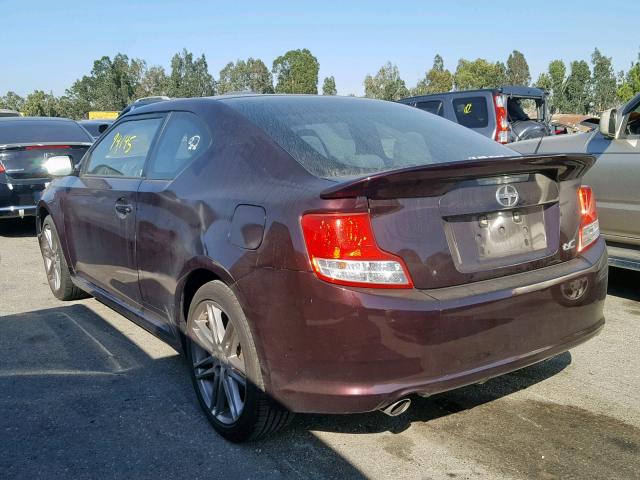 JTKJF5C78B3006759 - 2011 TOYOTA SCION TC იასამნისფერი ფოტო 3