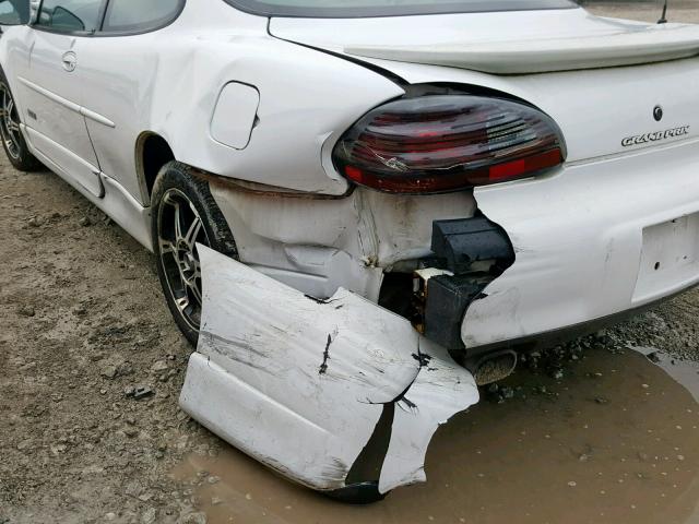 1G2WP1210WF328336 - 1998 PONTIAC GRAND PRIX WHITE photo 9