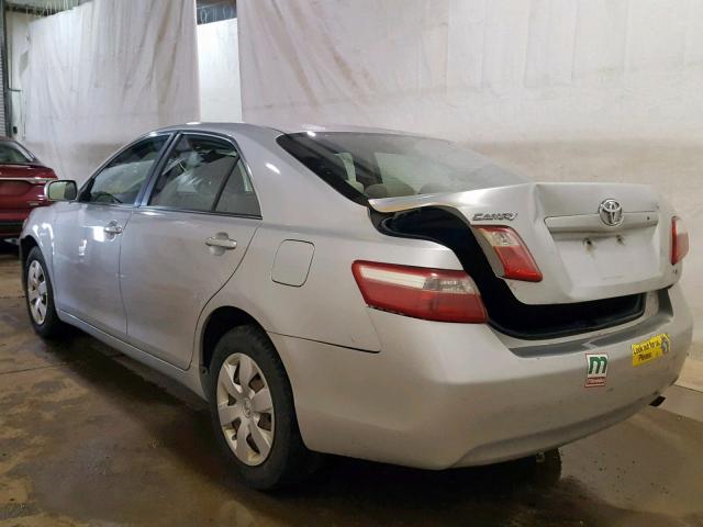 4T1BE46K07U091487 - 2007 TOYOTA CAMRY NEW SILVER photo 3