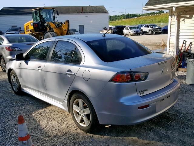 JA32V2FW0DU023082 - 2013 MITSUBISHI LANCER SE SILVER photo 3