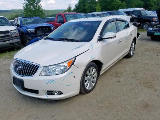 1G4GC5ER4DF127309 - 2013 BUICK LACROSSE WHITE photo 2