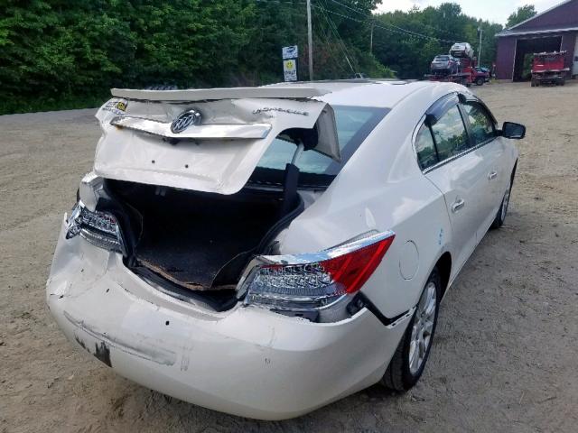 1G4GC5ER4DF127309 - 2013 BUICK LACROSSE WHITE photo 4