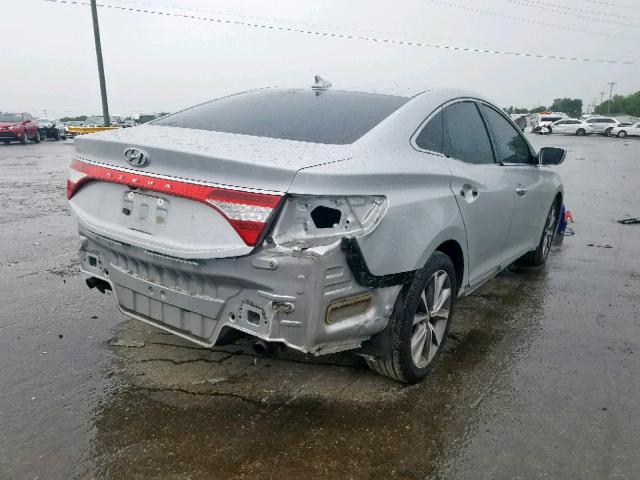 KMHFG4JG9FA450219 - 2015 HYUNDAI AZERA SILVER photo 4